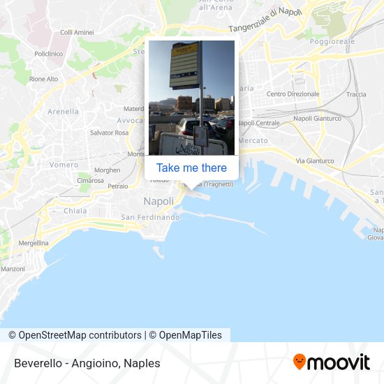 Beverello - Angioino map