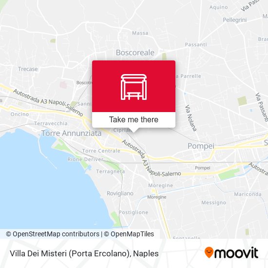 Villa Dei Misteri (Porta Ercolano) map