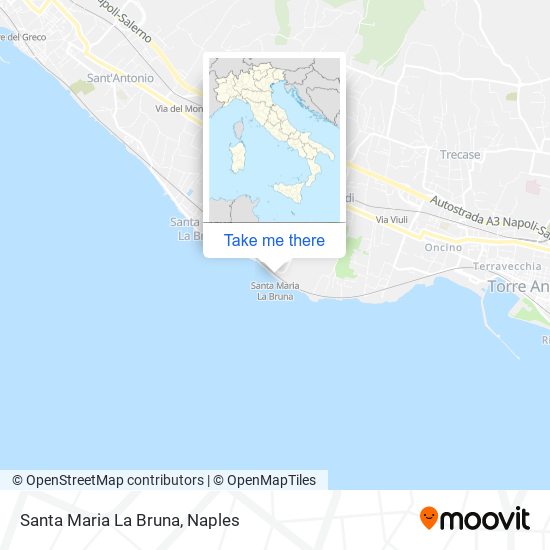 Santa Maria La Bruna map