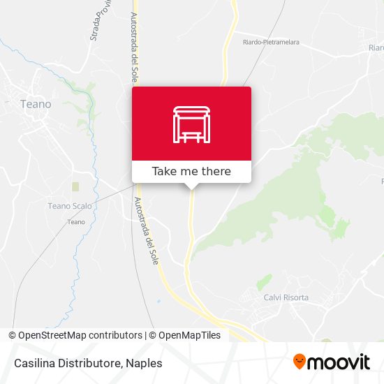 Casilina Distributore map