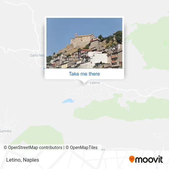 Letino map