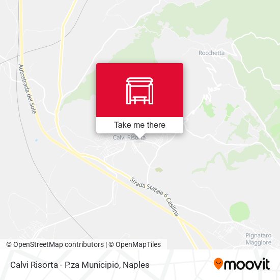 Calvi Risorta - P.za Municipio map