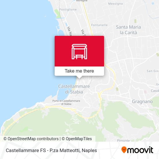 Castellammare FS - P.za Matteotti map
