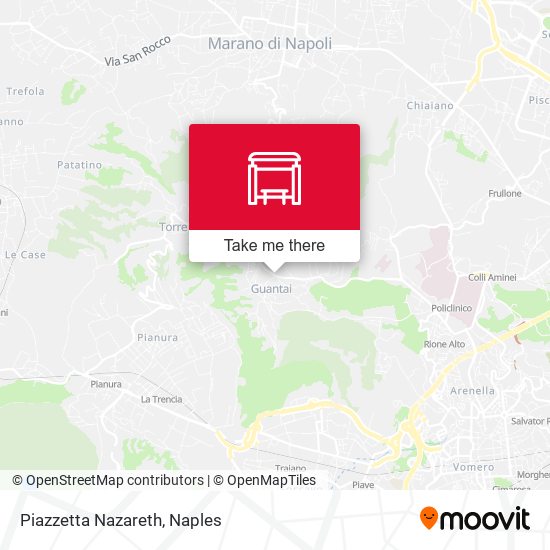 Piazzetta Nazareth map