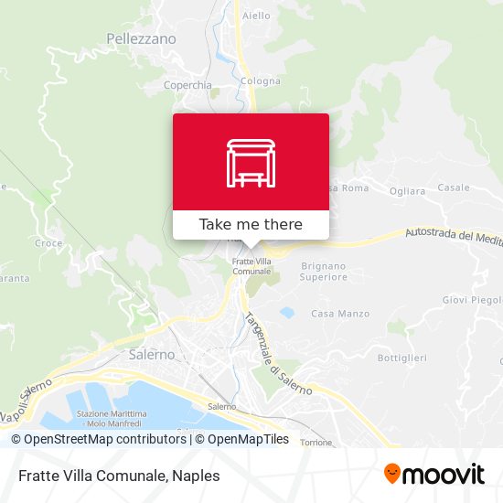 Fratte Villa Comunale map