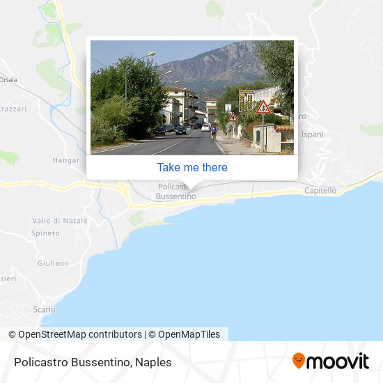 Policastro Bussentino map