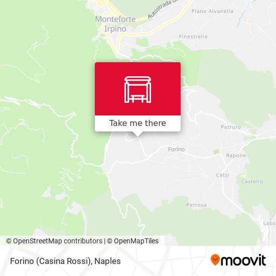 Forino (Casina Rossi) map
