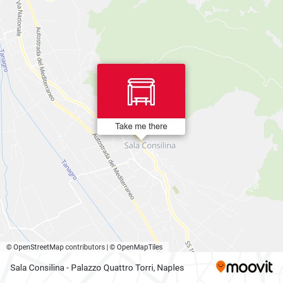 Sala Consilina - Palazzo Quattro Torri map