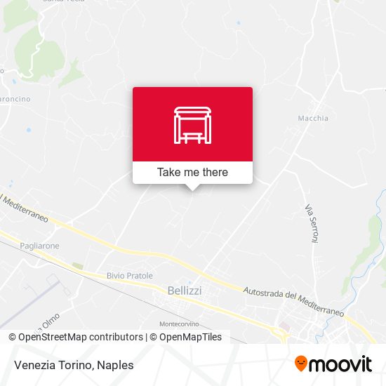 Venezia Torino map