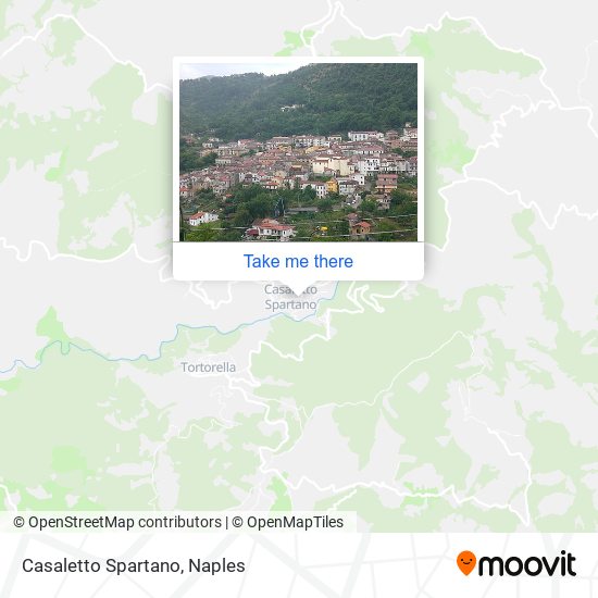 Casaletto Spartano map