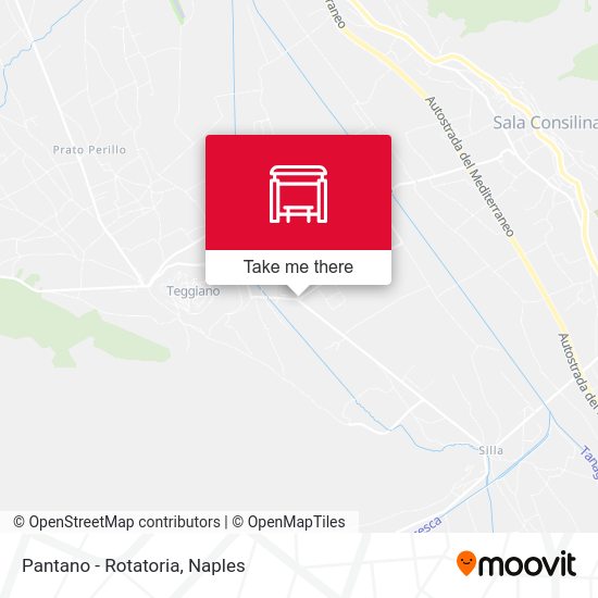 Pantano - Rotatoria map