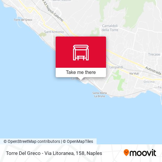 Torre Del Greco - Via Litoranea, 158 map