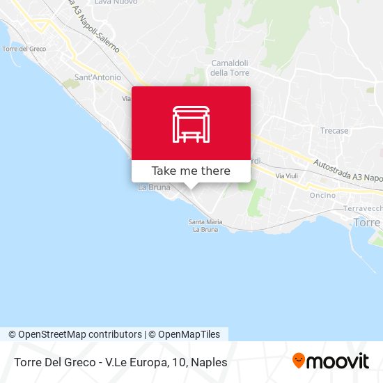Torre Del Greco - V.Le Europa, 10 map