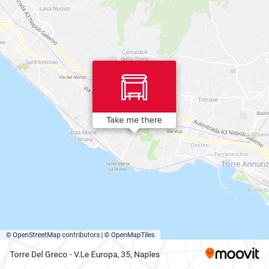 Torre Del Greco - V.Le Europa, 35 map