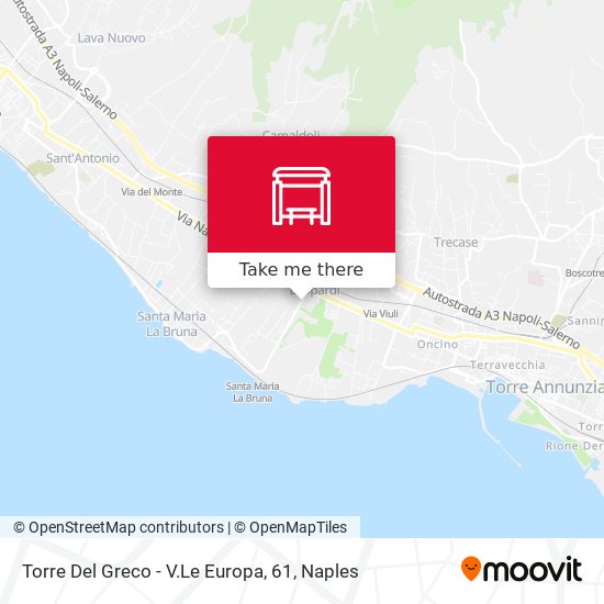 Torre Del Greco - V.Le Europa, 61 map