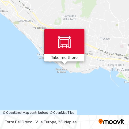 Torre Del Greco - V.Le Europa, 23 map