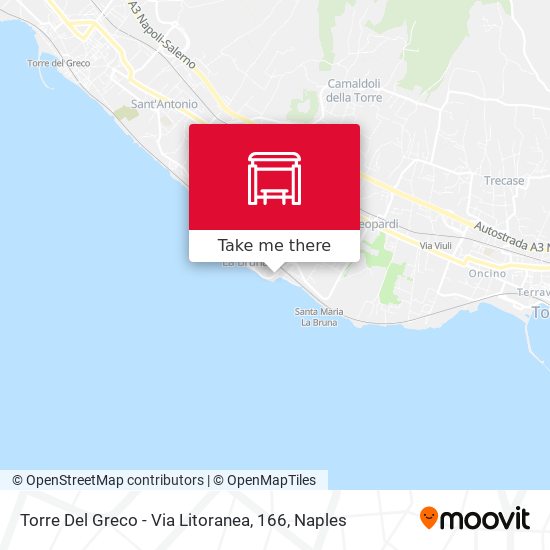 Torre Del Greco - Via Litoranea, 166 map