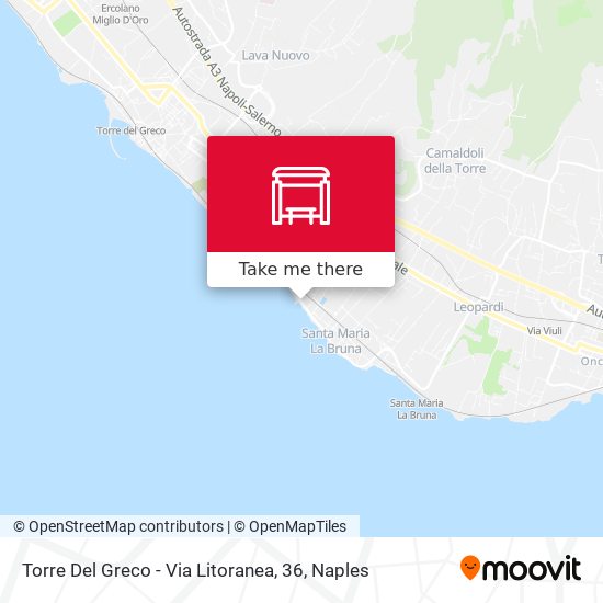 Torre Del Greco - Via Litoranea, 36 map