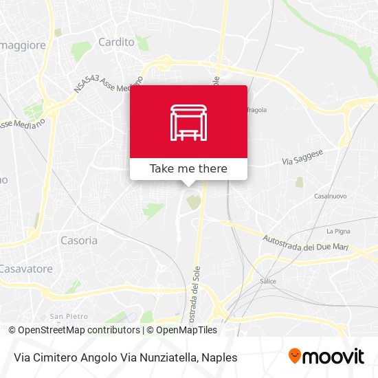 Via Cimitero Angolo Via Nunziatella map