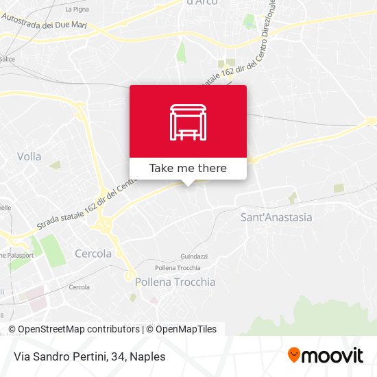 Via Sandro Pertini, 34 map