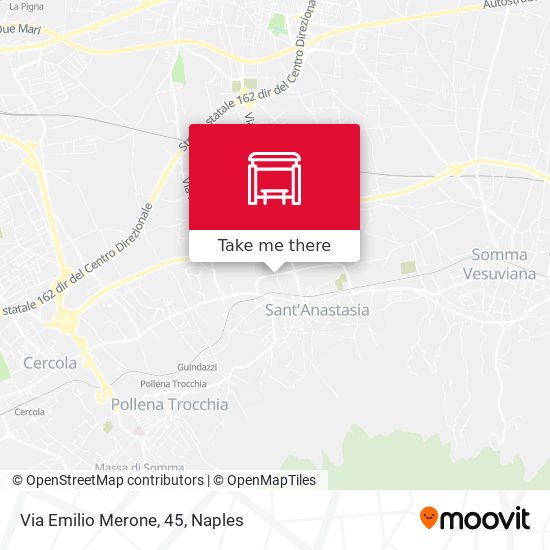 Via Emilio Merone, 45 map