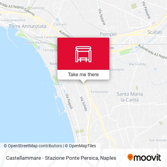 Castellammare - Stazione Ponte Persica map