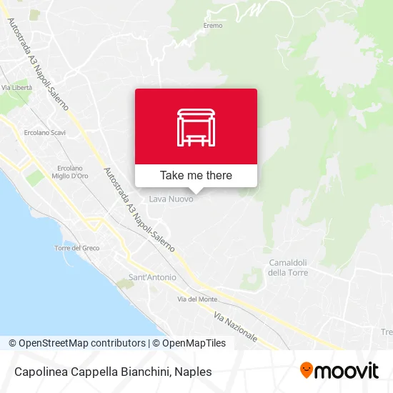 Capolinea Cappella Bianchini map