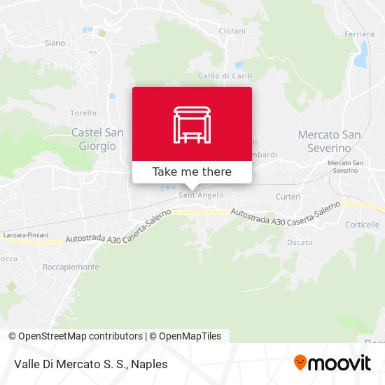 Valle Di Mercato S. S. map