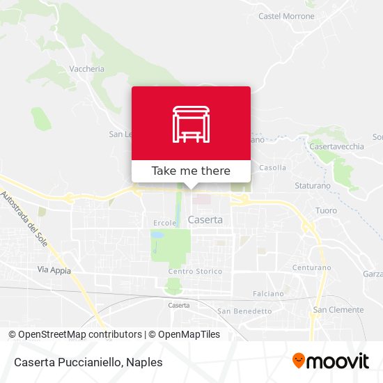 Caserta Puccianiello map