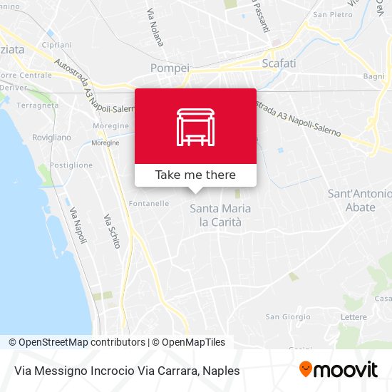 Via Messigno Incrocio Via Carrara map