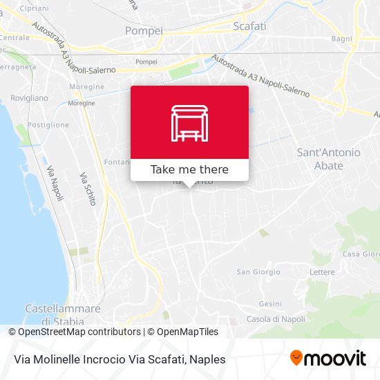 Via Molinelle Incrocio Via Scafati map