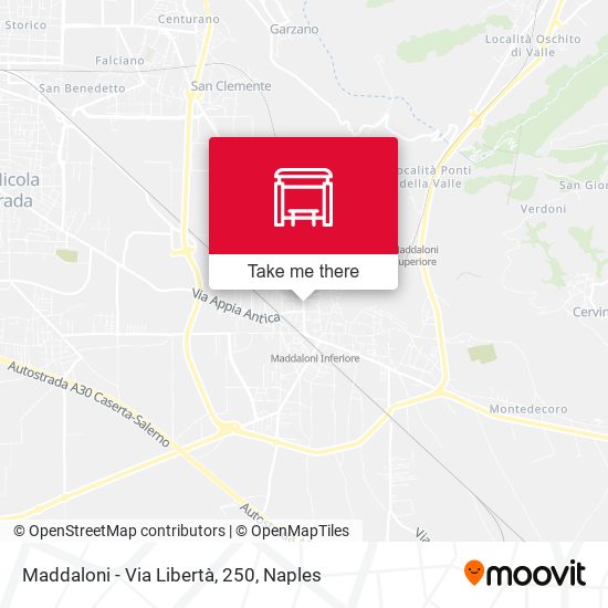 Maddaloni - Via Libertà, 250 map