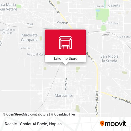 Recale - Chalet Al Bacio map