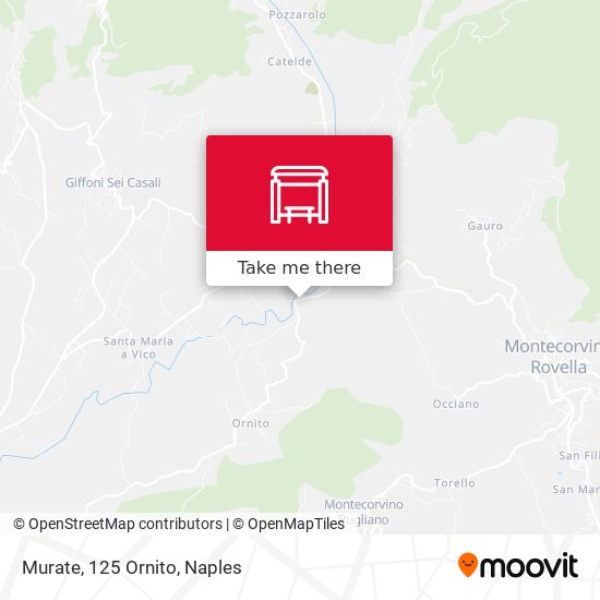 Murate, 125 Ornito map
