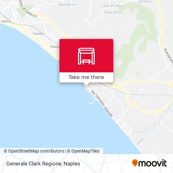 Generale Clark Regione map