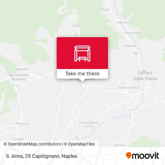 S. Anna, 29 Capitignano map