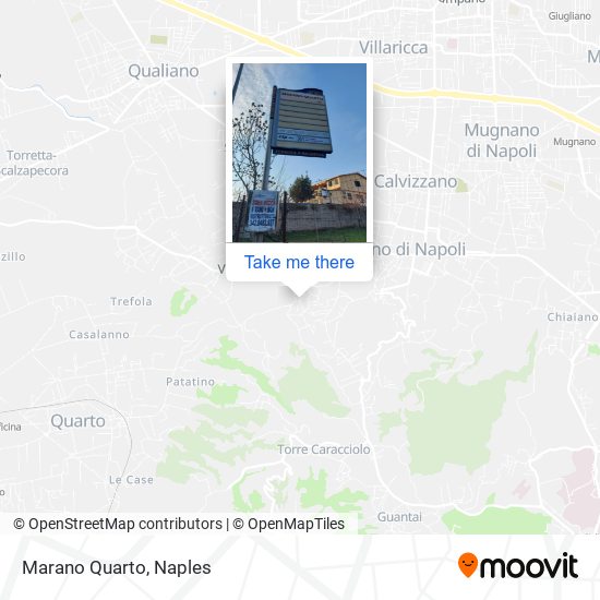 Marano Quarto map