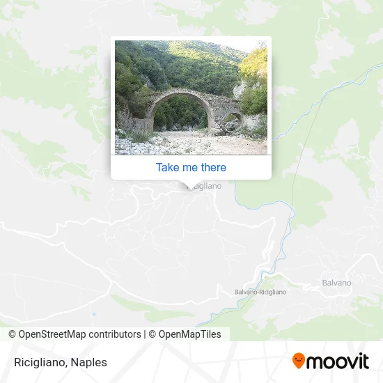 Ricigliano map