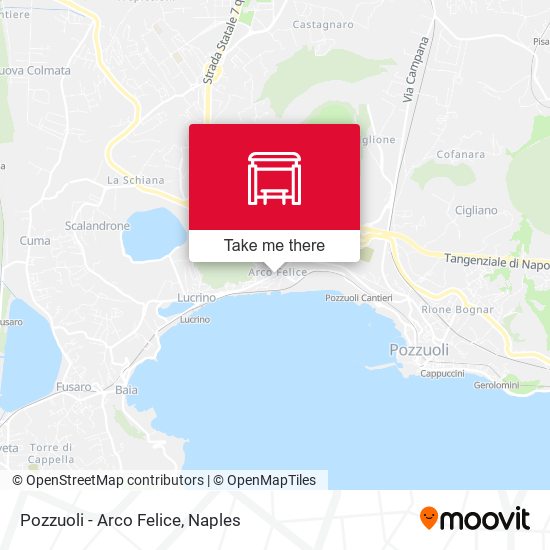 Pozzuoli - Arco Felice map