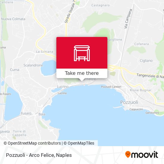 Pozzuoli - Arco Felice map