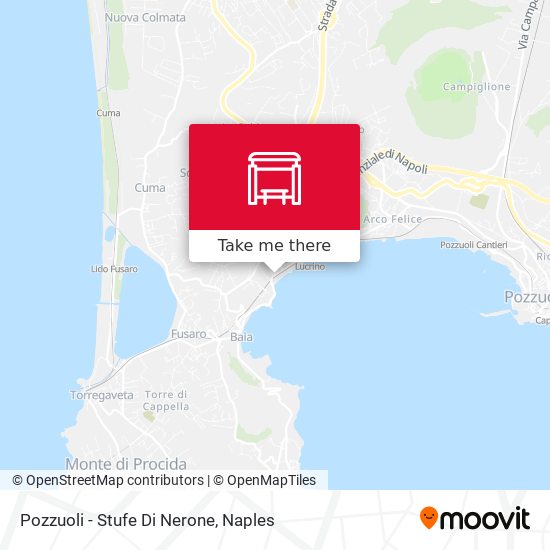 Pozzuoli - Stufe Di Nerone map