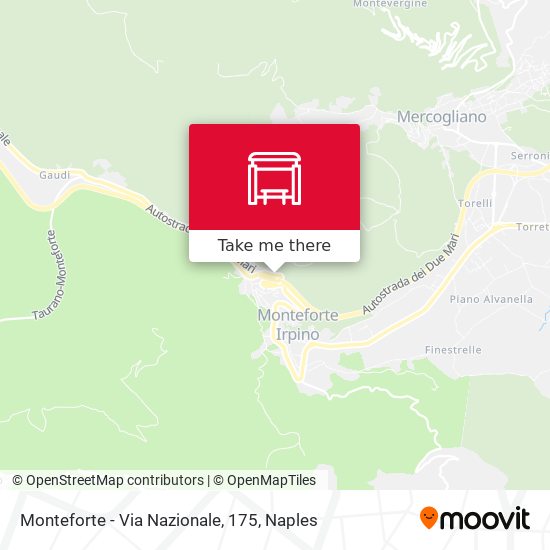 Monteforte - Via Nazionale, 175 map