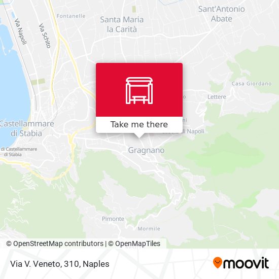 Via V. Veneto, 310 map