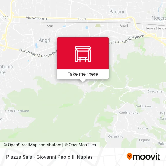 Piazza Sala - Giovanni Paolo II map