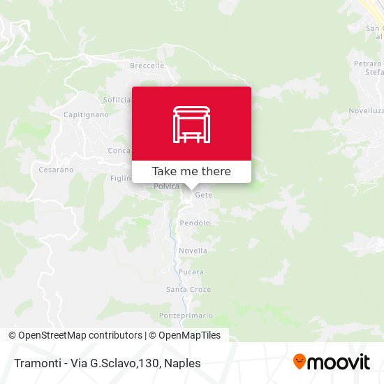 Tramonti - Via G.Sclavo,130 map