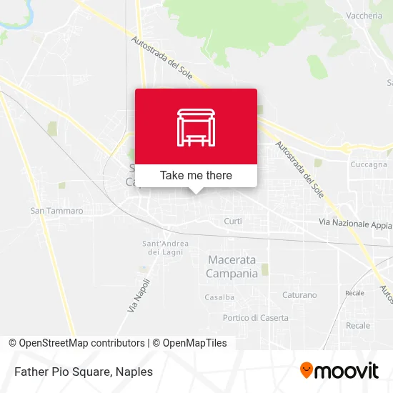 Father Pio Square map
