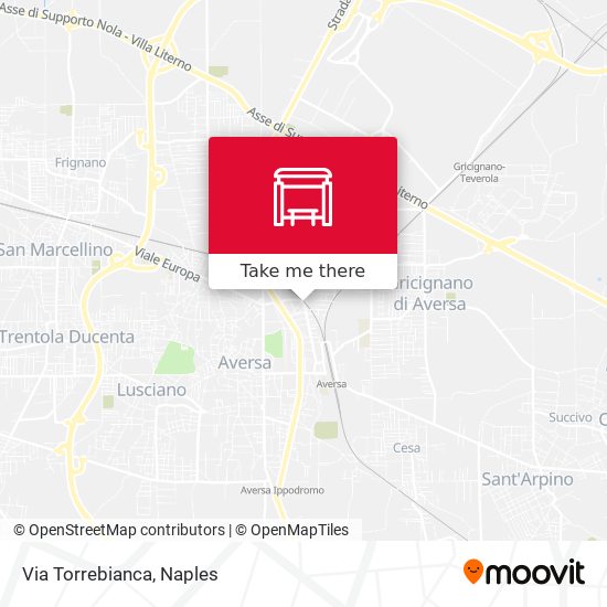 Via Torrebianca map