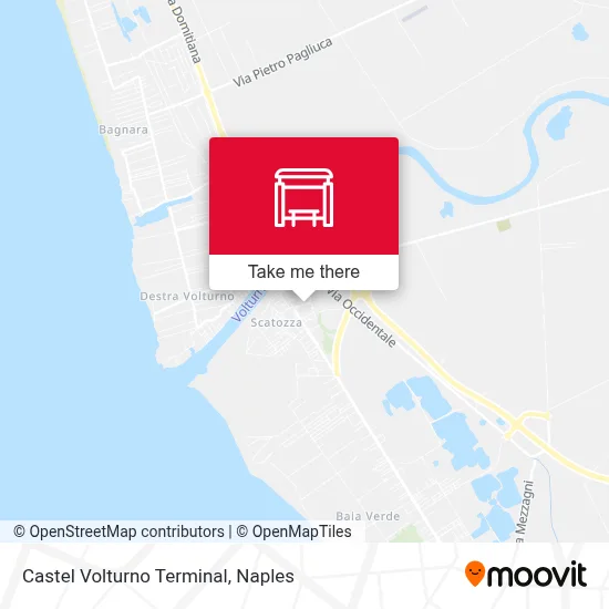 Castel Volturno Terminal map