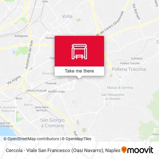 Cercola - Viale San Francesco (Oasi Navarro) map