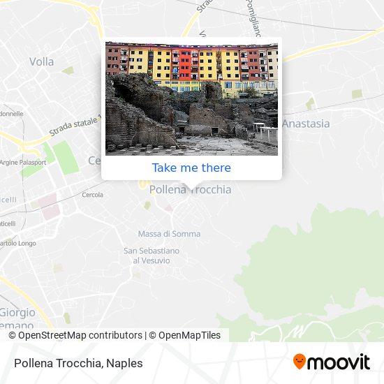 Pollena Trocchia map